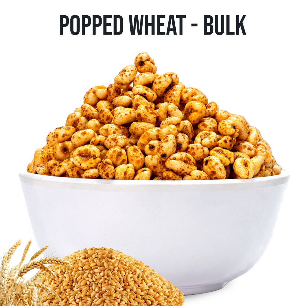 Popped Wheat -  Plain - Bulk (200 Gms)