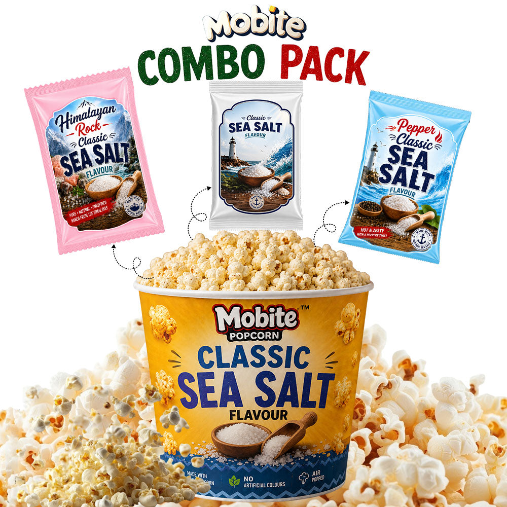 Popcorn Classic Sea Salt | Pack of 3