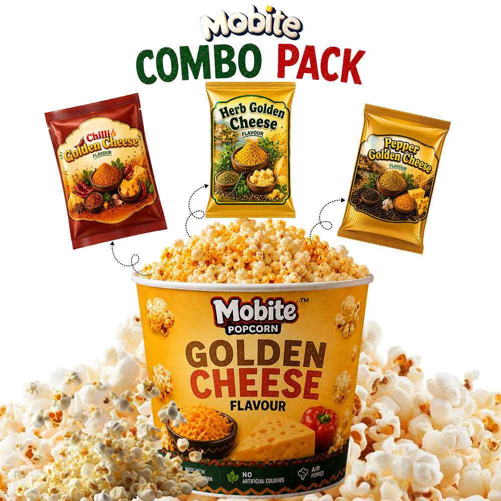 Popcorn Golden Cheese | Pack of 3