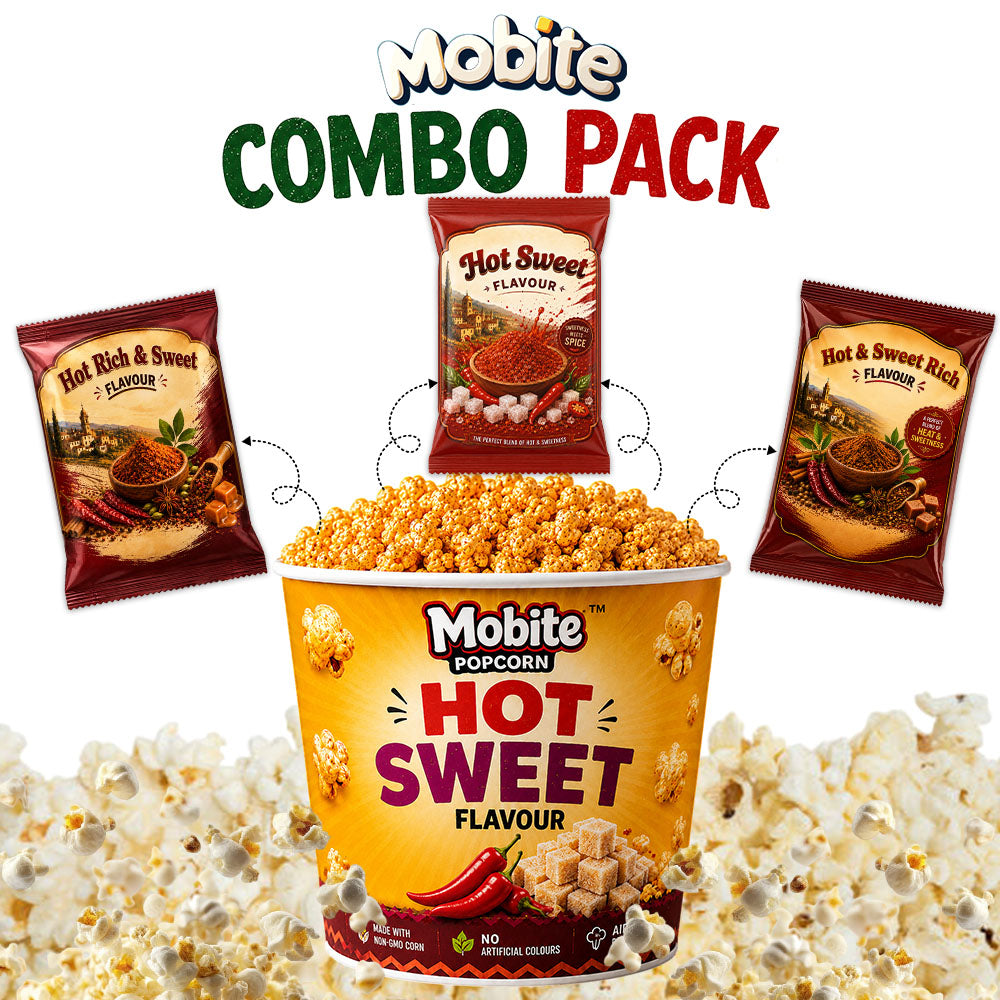 Popcorn Hot Sweet | Pack of 3