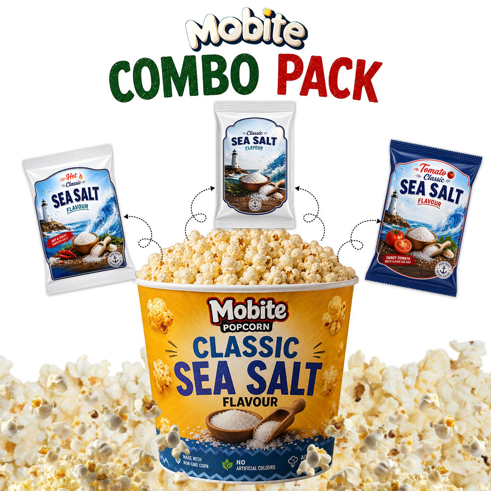 Popcorn Classic Sea Salt | Pack of 3