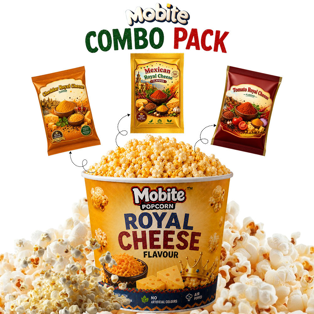 Popcorn Royal Cheese | Pack of 3